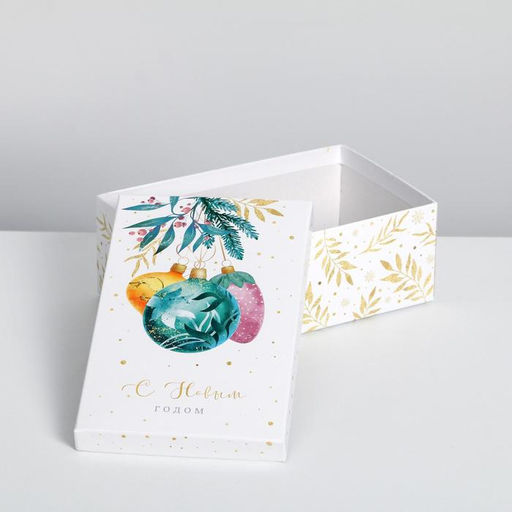 Набор новогодних подарочных коробок 10 в 1 «Счастливого Нового года», 12×7×4 - 32.5×20×12.5 см