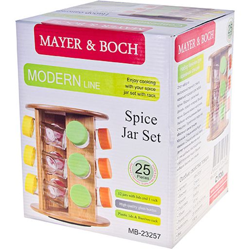 23257 Набор специй и приправ 13пр БАМБУК (24 специи внутри) МВ (х8) - Mayer&boch фото 4