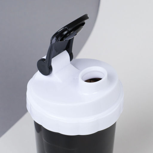 Бутылка/Шейкер СПАЙДЕР SHS-500 чёрно-белая, для спортивного питания 500ML/уп50 - Галеонтрейд фото 5