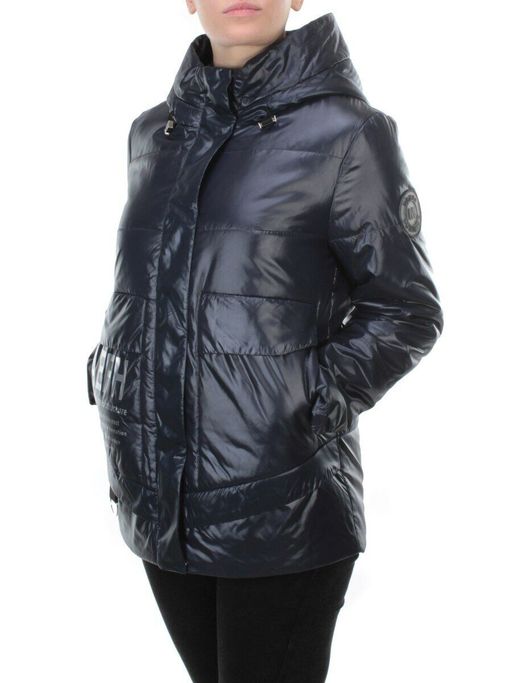 BM-909 DK. BLUE Куртка демисезонная женская COSEEMI (100 гр. синтепон) - Фабричный китай фото 3