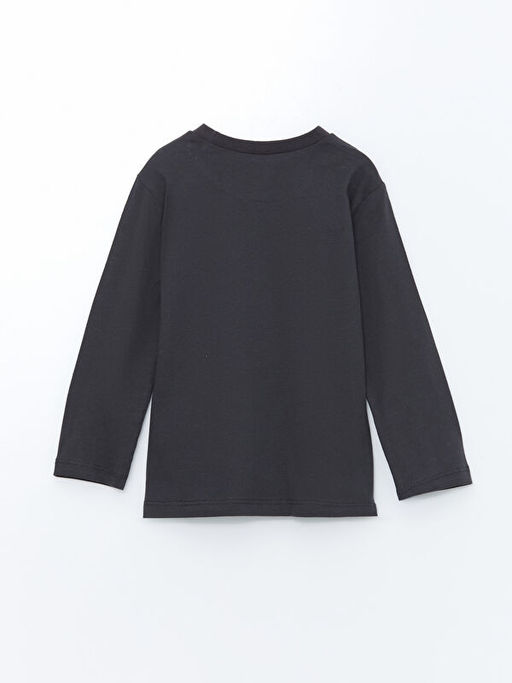 Bisiklet Yaka Bask?l? Erkek Bebek Ti??rt - Waikiki фото 2