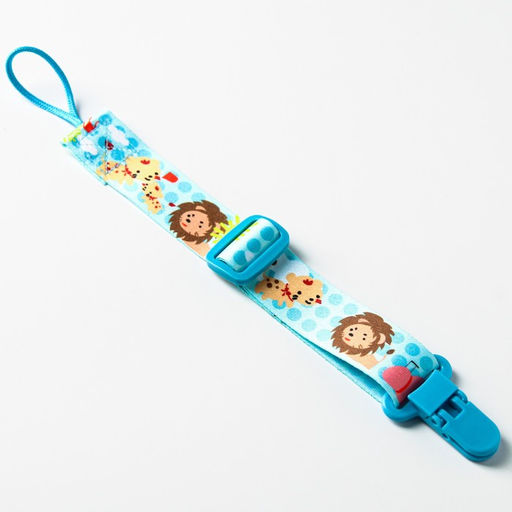 Держатель для пустышки на ленте Львята - Крошка я фото 3