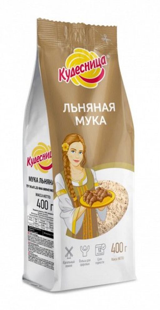 ЯС Мука Льняная полуобезжиренная 400г