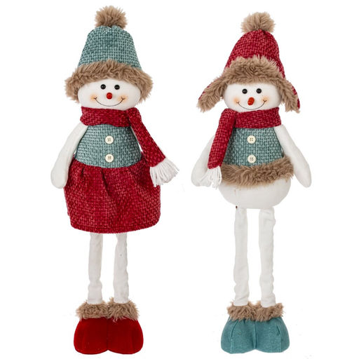 Игрушка набивная "Снеговик", L23 W14 H64/42 см, 2в.