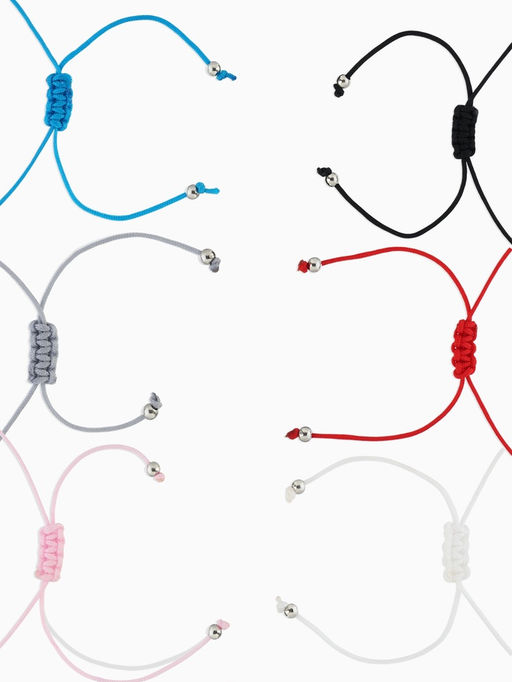 Цена за 12 шт. Браслет под натуральный камень «Крошка» с бусиной №8, d=6 см, МИКС