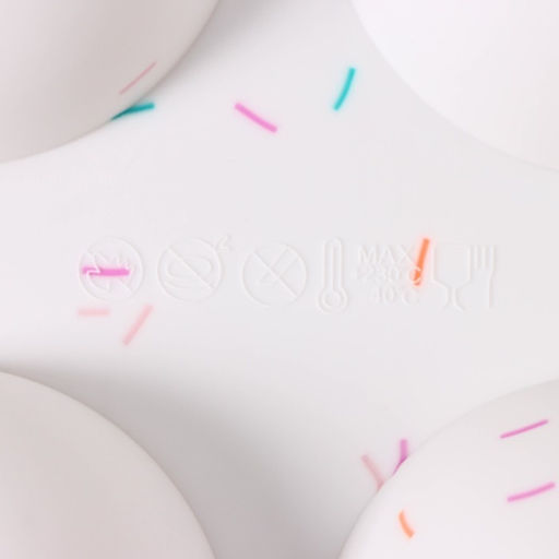 Форма для выпечки KONFINETTA «Фигуры. Полусфера», силикон, 27.8×16.3×3.4 см, 6 ячеек (d=6.7 см), белая