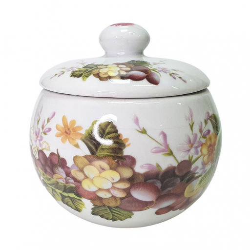 Сахарница 300мл Натюрморт с крышкой, фарфор арт. SL139-4"-544 (099301)