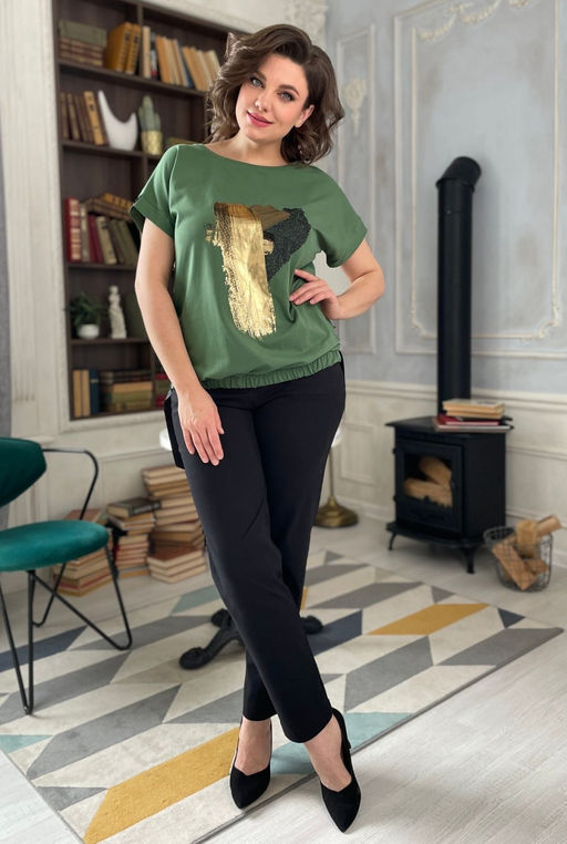 Футболка Rumoda 2123 зеленый фото 2