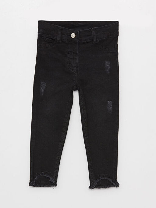 Basic Slim Fit K?z Bebek Jean Pantolon - Waikiki фото 3