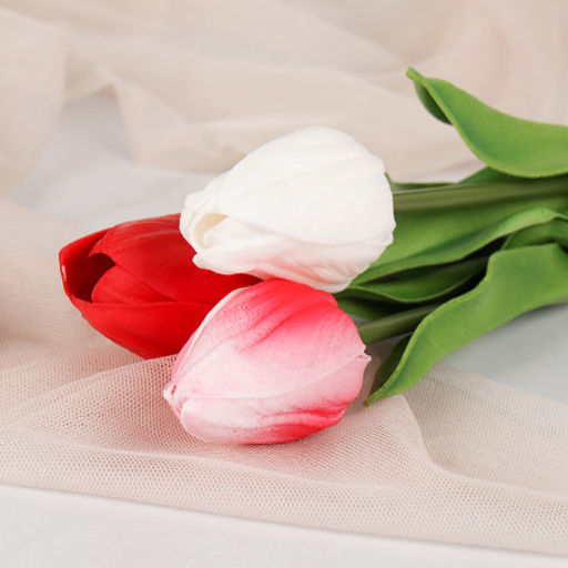 Цветок искусственный Тюльпан 50 см / 7 /уп 50/600/ латэкс - Галеонтрейд фото 5