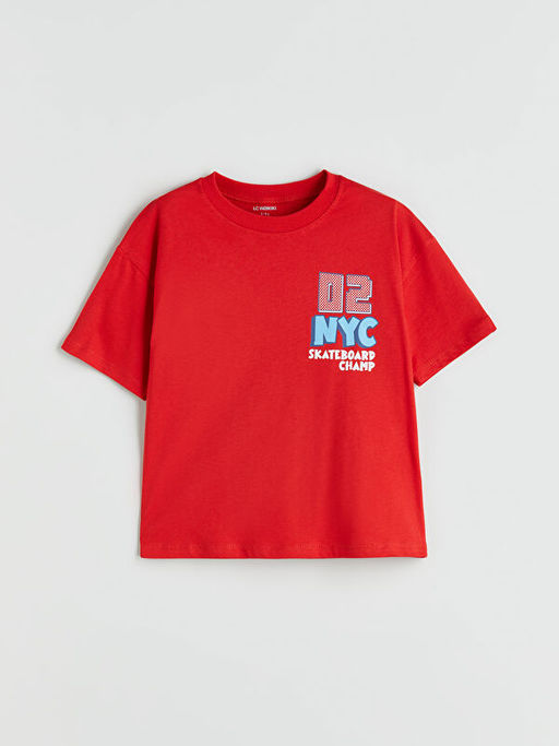 Bask?l? Erkek ?ocuk Ti??rt ve ?ort 2li