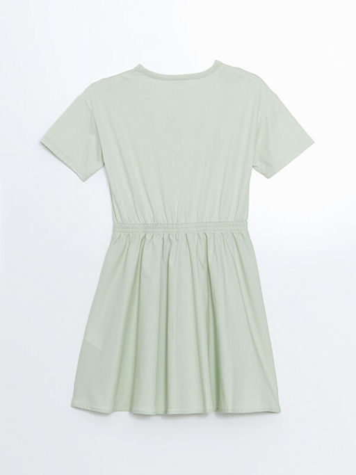 Bisiklet Yaka K?z ?ocuk Elbise