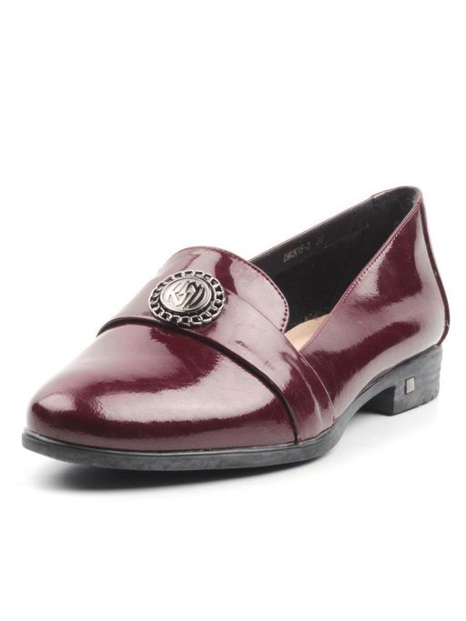 03-DMQN15-3 WINE Полуботинки женские (натуральная кожа) - Фабричный китай фото 6