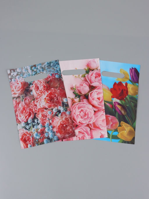 Цена за 100 шт. Пакет "30) "Ассорти" Артпласт (х100/3000", полиэтиленовый с вырубной ручкой, 20 х 30 см, 30 мкм 1096