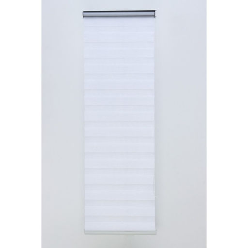 Штора рулонная «День-ночь» с люрексом, 60×180 см (с учётом креплений 3.5 см), белая