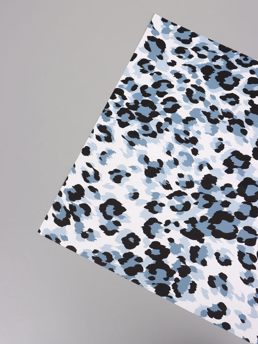 Цена за 20 шт. Пленка для цветов, «Эклер», бело-синий, 57×57 см