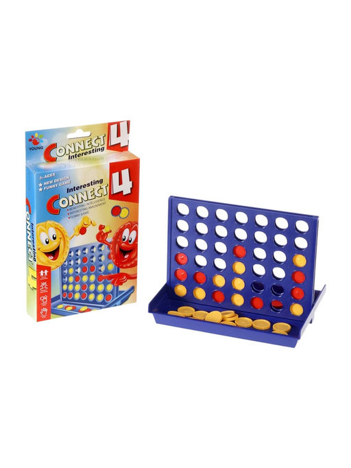 Настольная игра на логику «Звезда», четыре в ряд, поле 18.5×12.5 см