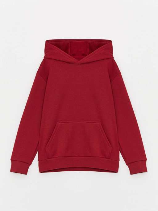 Basic Uzun Kollu Erkek ?ocuk Hoodie - Waikiki фото 3