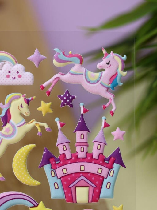 Наклейки объемные "Magic princess new" (9*22,5 см)