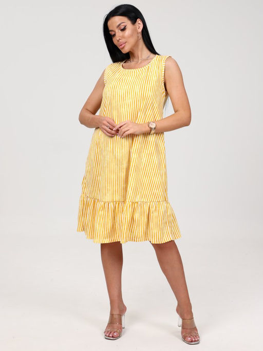 626 САРАФАН (Желтый/полоса) - А-дина фото 3