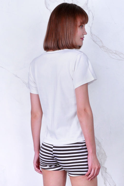 Арт. 3372 Пижама с шортами 42-52 - 5+3 фото 3