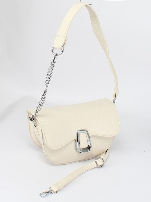 Сумка женская искусственная кожа Ch&K-1866, 1отд, плечевой ремень, молочный SALE 260018 - Adelia фото 6