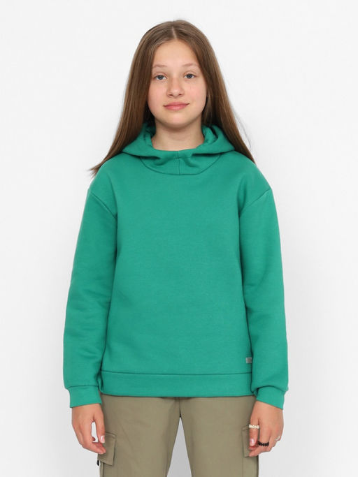CRB wear/CWJG 63683-37 Толстовка для девочки,зеленый/Ex.Cherubino