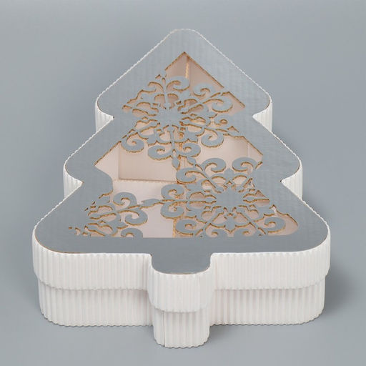 Коробка новогодняя подарочная «Ёлка», 23×13×5 см