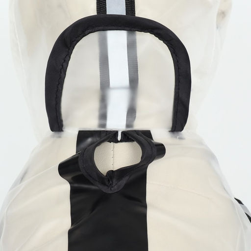 Дождевик-комбинезон для собак, р-р L (ДС 34, ОГ 45, ОШ 36,5 см, вес 8-11 кг), прозрачный - Simaland фото 7