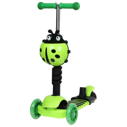 Самокат 5 в 1 GRAFFITI, колёса световые PU 120/80 мм  фото 4