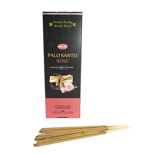 Благовония HEM PALO SANTO ROSE масала 15stk ПалоСанто-Роза уп-6шт