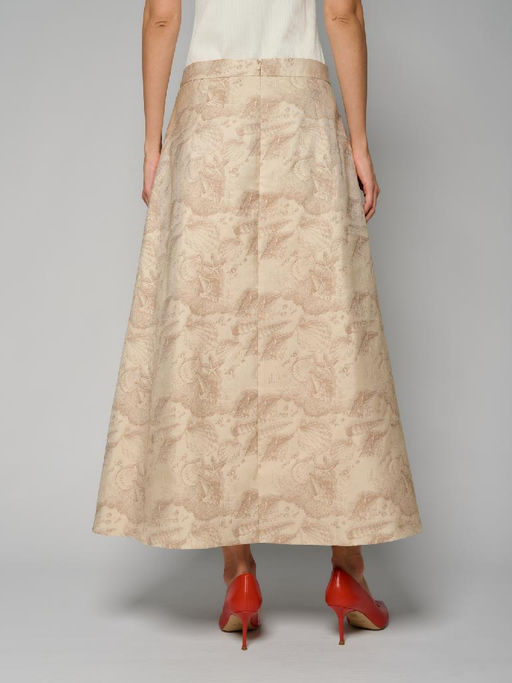 Юбка женская 12521-38047 beige - Eleganzza фото 4