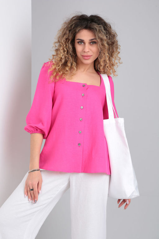 Блуза DOGGI 0164 фуксия  фото 3