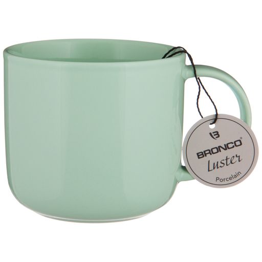 Цена за 4 шт. КРУЖКА LUSTER 440МЛ МЯТНАЯ (МАЛ=4ШТ/КОР=24ШТ.) - Bronco фото 2