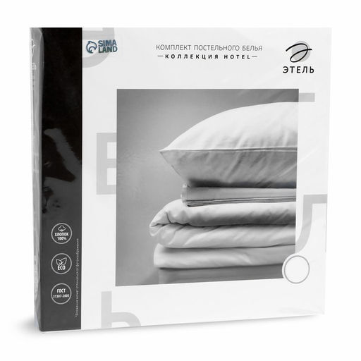 Постельное бельё Этель Hotel 1,5 сп 152х212 см, 187х240 см, 53х73 + 5 см - 2шт  фото 4