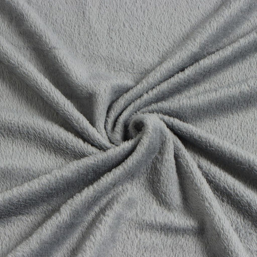 Плед «Этель», 180×200 см, корал-флис, серый