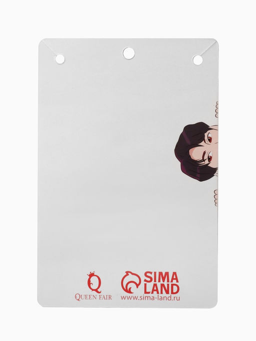 Кулон На леске сердце, цвет белый в серебре, 33 см