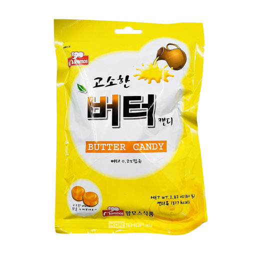 Сливочная карамель Butter candy Mammos, Корея, 80 г Акция