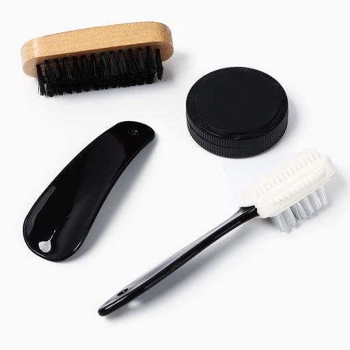 Подарочный набор дорожный для обуви «Лучшему из лучших»: щётка 2 шт., губка, лопатка