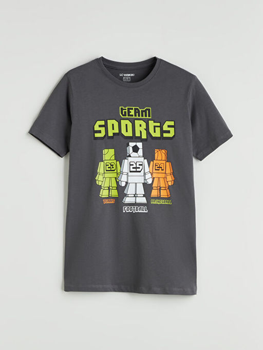 Bisiklet Yaka Erkek ?ocuk Pijama ?st