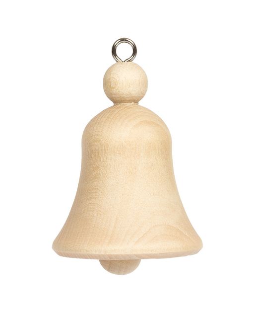 Заготовка для декорирования Mr. Carving DE-076 Заготовка Колокольчик дерево d 3.5 см 3.5 х 3.5 х 5.5 см