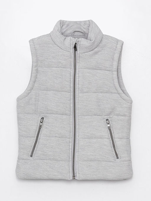 Dik Yaka Erkek ?ocuk ?i?me Yelek