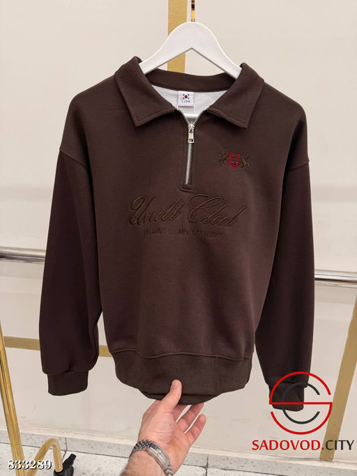 Худи женское на полузамке