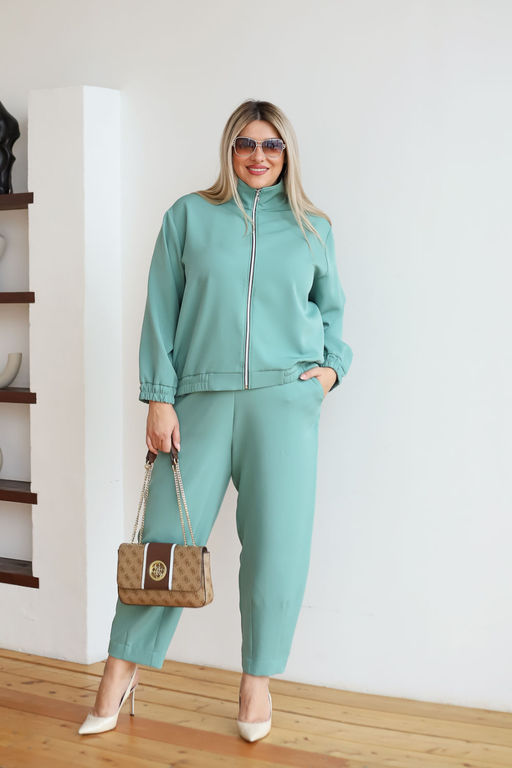 Костюм Luxury Moda 1332 светло-зеленый