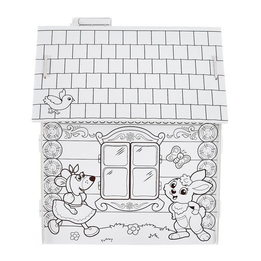 Домик-раскраска Терем-теремок 3 в 1 - Zabiaka фото 4