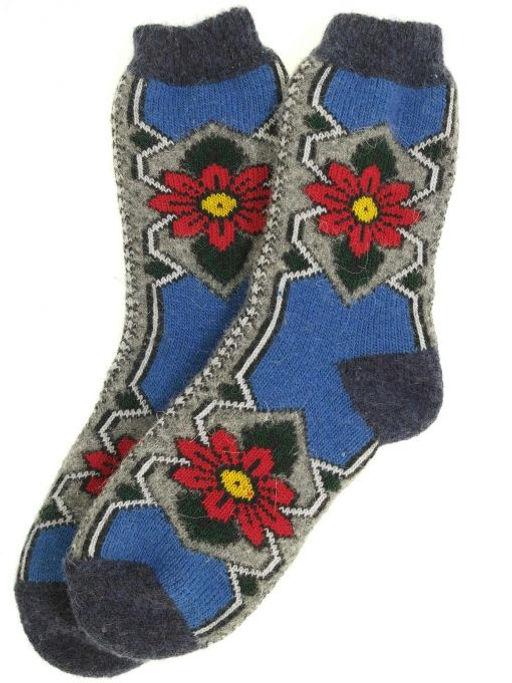 Носки женские "Два цветка" 7606-1