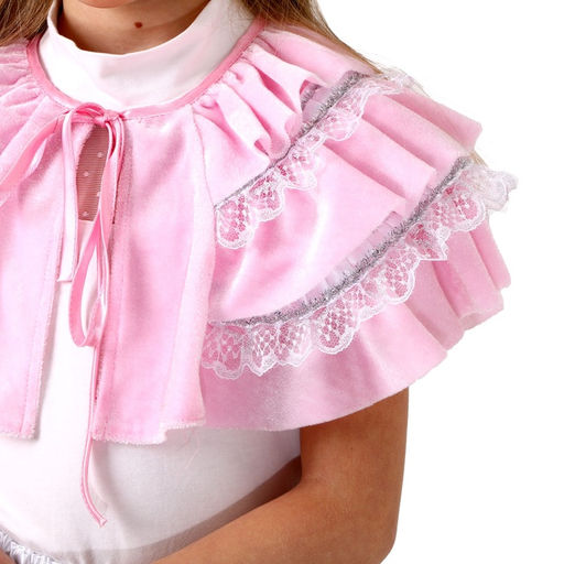 Карнавальный набор «Кукла», плюшевая накидка, ободок, рост 98-128 см, розовый