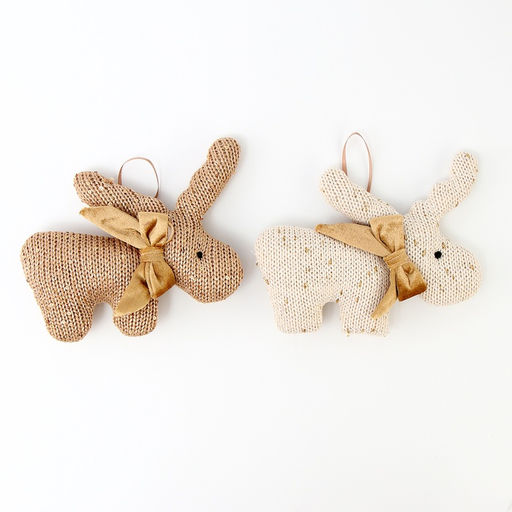 Мягкая игрушка «Олень», с золотым бантиком, 15 см, цвет МИКС