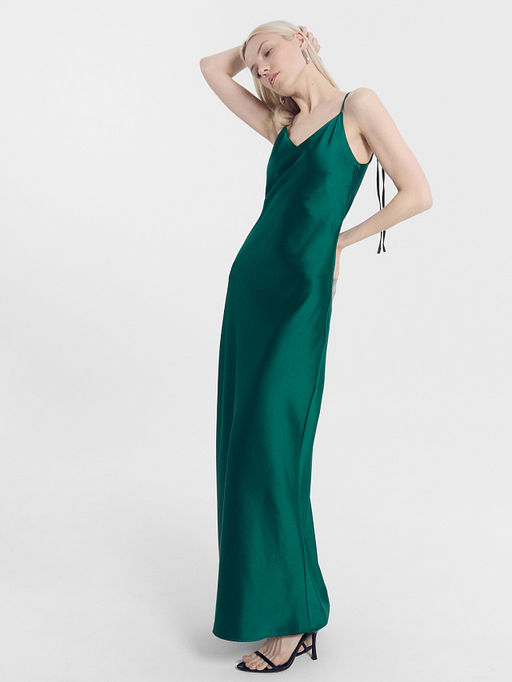 Платье-комбинация зеленое - Mark formelle фото 2