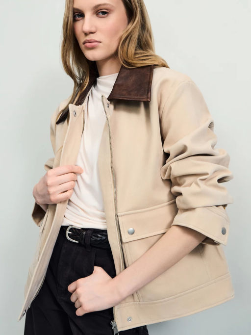 Куртка с бархатным покрытием ZR2604102222-61 / Zarina  фото 3